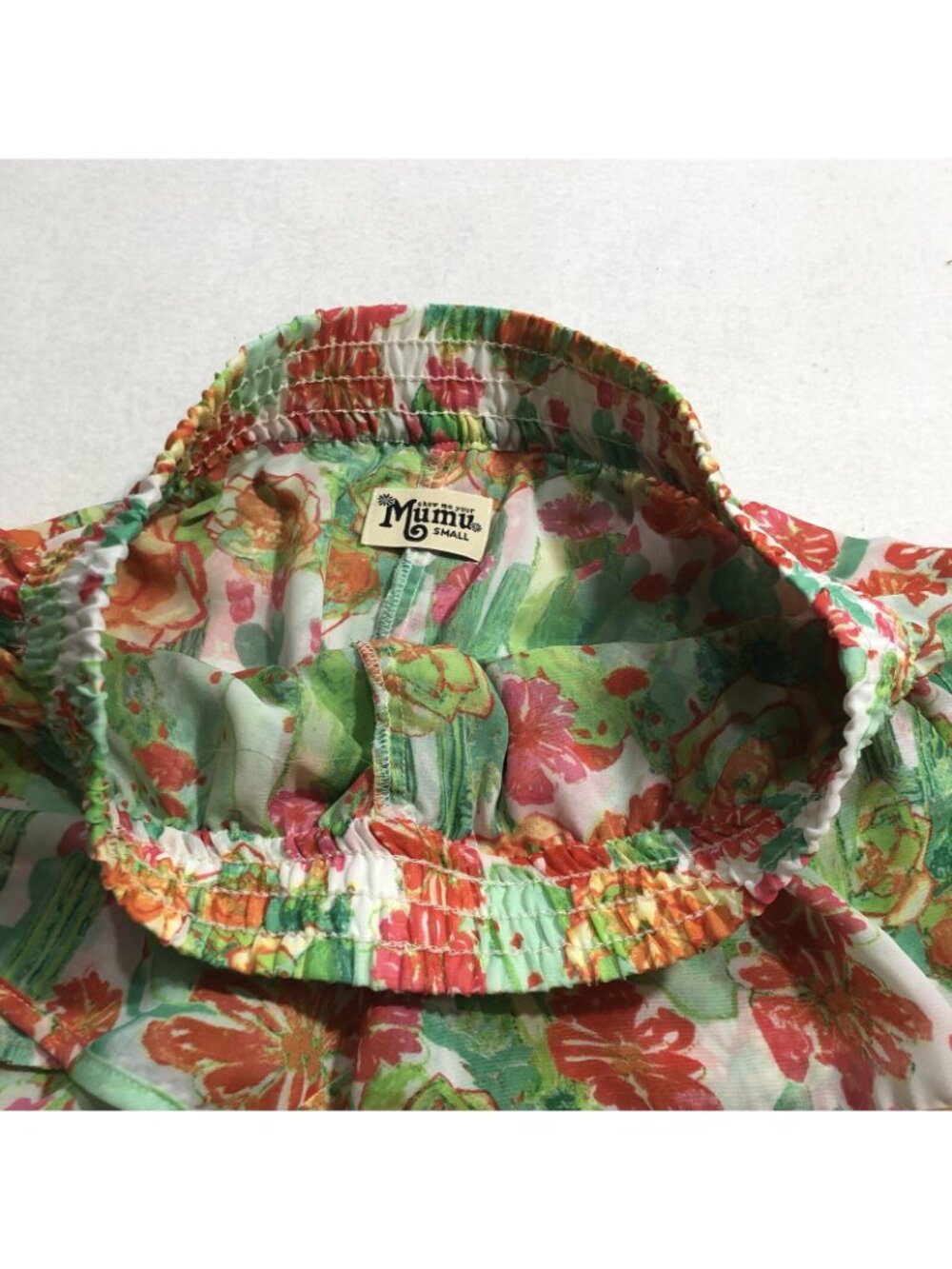 Show Me Your Mumu Shorts Women Size S Elastic Colorful Flower Summer Layer Swing - Picture 3 of 10